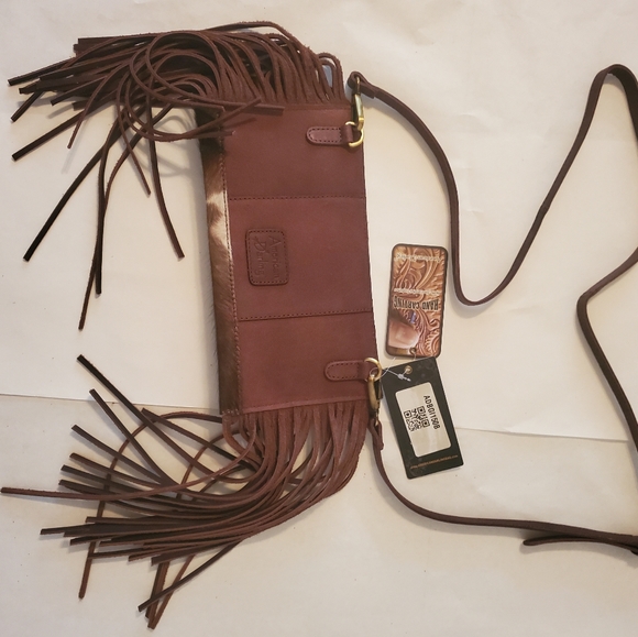 American Darling Adbgi150B Hide On clutch crossbod - Picture 4 of 10